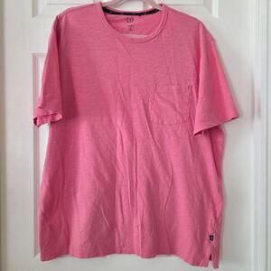 Gap Front Pocket Crew Neck Pink T-shirt Men's Size XL
